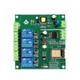 Cumpara ieftin Modul releu ESP8266 WIFI, cu 4 canale, ESP-12F