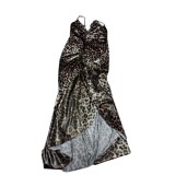 Rochita dama , model leopard , marime universala cu def
