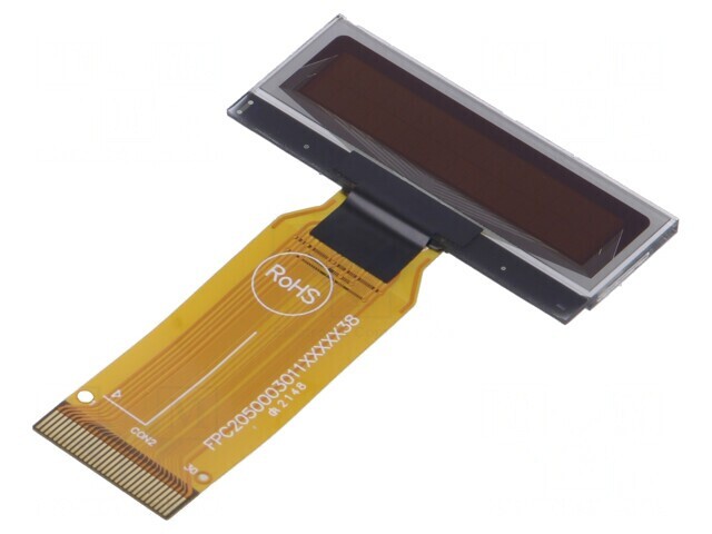 Display OLED Alfanumeric 16x2 Galben 39.1x15.8mm