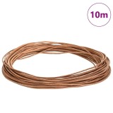 vidaXL Cord din Piele Maro &Oslash;2 mm x 10 m Piele 42022019