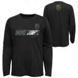 Vegas Golden Knights tricou cu măneci lungi pentru copii Rink Reimagined LS Ultra black - Dětsk&eacute; L (13 - 14 let)