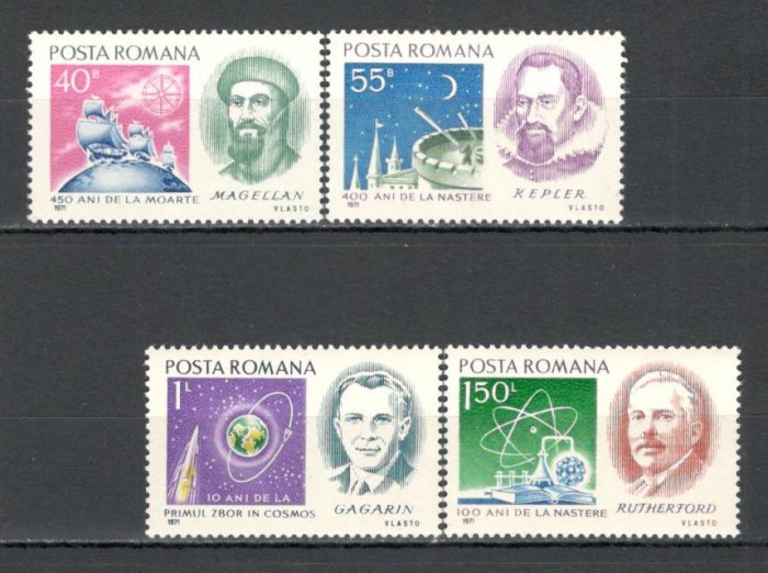 Romania.1971 Personalitati XR.689