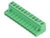 Regletă de conexiuni deconectabilă 5,08mm, 12 piste, dreptă