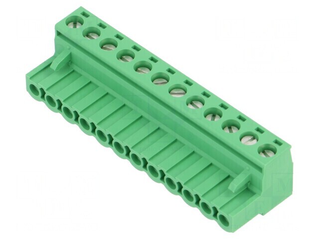 Regletă de conexiuni deconectabilă 5,08mm, 12 piste, dreptă