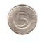 Moneda Slovenia 5 tolarjev 1995 Budapesta, stare foarte buna, curata