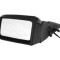 Oglinda exterioara Opel Astra F (Sedan+Hatchback+Combi) 09.1991-1994 partea stanga View Max crom plana carcasa neagra reglare parghie fara incalzire