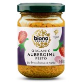 Pesto din Vinete Bio 140g Biona - Sosuri Ecologice cu Ulei de Masline Extravirgin
