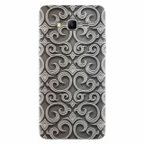 Husa silicon pentru Samsung Grand Prime, Baroque Silver Pattern