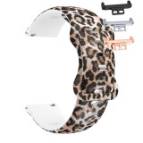 Cumpara ieftin Curea silicon, compatibila Huawei Watch Fit 1, VD Very Dream&reg;, Quick Release, White Leopard