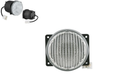 Lumini de zi Wesem , proiector rotund daytime running light , diametru 80 mm , 12V cu bec P21W , 1 buc. foto