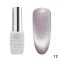 Oja semipermanenta, Snow White, 3D Cat Eye, Global Fashion 8ml, 12