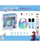 2 Microfoane Karaoke cu Boxă Frozen