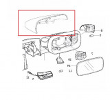 Carcasa oglinda exterioara Volvo S40/V50 (Ms/Mw), 10.2003-04.2007; C70 (M), 2006-2007, partea Stanga, carcasa grunduita, Aftermarket, Rapid