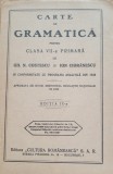 CARTE DE GRAMATICA PENTRU CLASA VII-a PRIMARA - GH.N. COSTESCU - EDITIE 1939