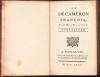 HST 578SP Le decameron francais par M d&#039;Ussieux 1775 volumul II
