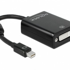 Adaptor mini Displayport la DVI 24+5 pasiv Negru T-M, Delock 65098