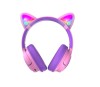 Casti Over-ear PowerLocus Bobo Cat Ears Wireless Multicolor pentru Copii
