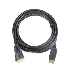 CABLU video GEMBIRD, adaptor DisplayPort (T) la DVI-D DL (T), 1.8m, rezolutie maxima Full HD (1920 x 1080) la 60Hz, negru, &amp;quot;CC-DPM-DVIM-6&amp;quot; (timbru ver foto