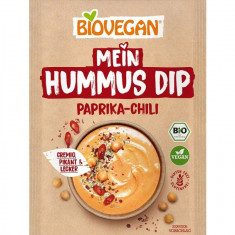 Mix bio pentru sos de hummus cu ardei si chili, 55g Biovegan