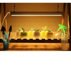 Lampa dubla pentru cresterea plantelor flippy, 50 cm, t5, tehnologie led, nu afecteaza plantele, potrivit pentru intregul ciclu de crestere, lumina al
