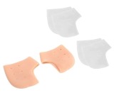 Cumpara ieftin Set 2 sosete din silicon pentru protectia calcaielor, marime universala , Hidrateaza, protejeaza si previn craparea pielii