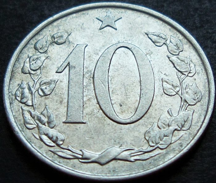 Moneda 10 HALERU - RS CEHOSLOVACIA, anul 1971 * cod 2719