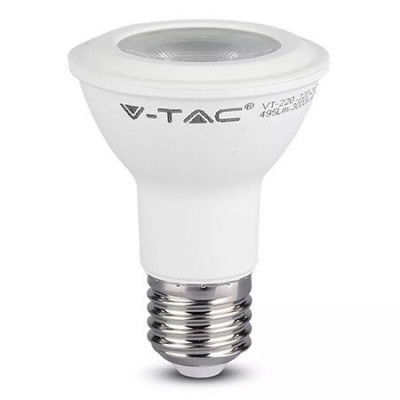 Bec led 7w par20 e27 3000k alb cald foto