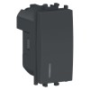 Intrerupator simplu cu led 1M Schneider Easy Styl negru LMR1401003