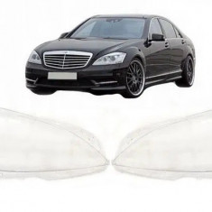 Set 2 Buc Sticla Far Dreapta + Stanga Am Mercedes-Benz S-Class W221 2009-2013 Facelift HW023