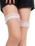 Jartiere Eross Bridal Touch Alb