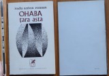Radu Anton Roman, Ohaba , tara aceasta, 1972, editia 1 cu autograf, debut