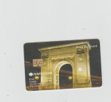 bnk card Cartele telefonice - Romania Romtelecom 2003 The Triumphal Arch 1 - Col:RO-ROM-0189B