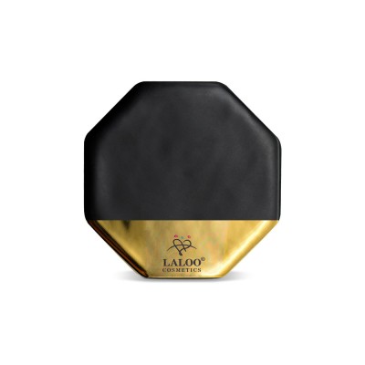 Discheta marmura Negru si auriu Nail Art Lalou foto