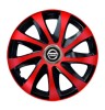 Set 4 capace roti Drift extra red R14 pentru gama Nissan, Autohelix MSA