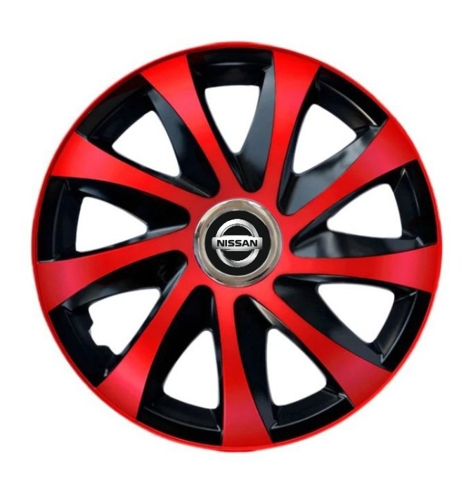 Set 4 capace roti Drift extra red R14 pentru gama Nissan
