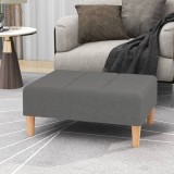 Taburet, gri deschis,78x56x32 cm, material textil