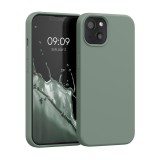 Husa Kwmobile pentru Apple iPhone 13, Verde, Silicon, KWM000013OV091C, Carcasa