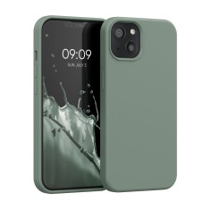 Husa Kwmobile pentru Apple iPhone 13, Verde, Silicon, KWM000013OV091C foto