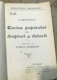 J. edt Minerva- nr 38 - Cartea poporului sau drepturile si datoriile