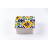 Cutie de depozitare din ceramică decorativă Losange
