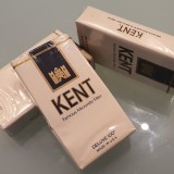 Pachet plin tigari KENT DELUXE 100S - anii 1980 - Made in USA