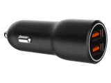 Alimentator USB GEMBIRD 2x USB A 12-24V 36W Negru TA-UC-A2QC36-CAR-01