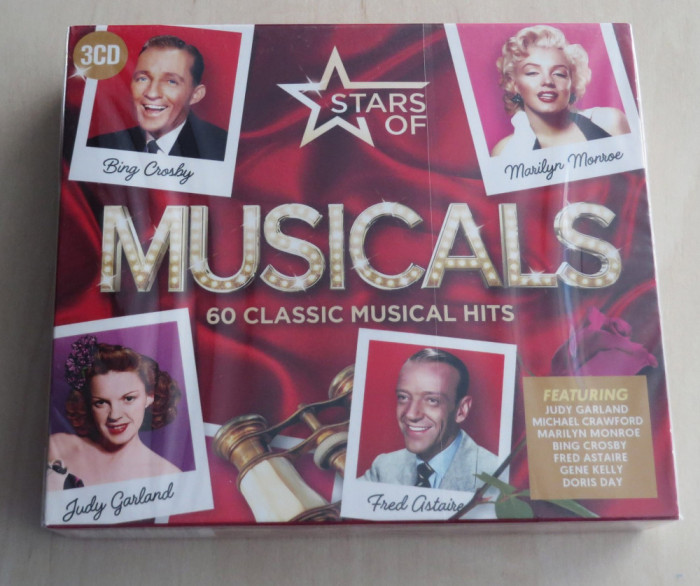 Stars Of Musical Hits 3CD (Judy Garland, Frank Sinatra, Martin Yates, Doris Day)