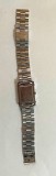 ceas dama femeie q&amp;q quartz water resist vbig-202 wlp base metal bezel stainless steel back