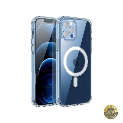 Husa MagSafe pentru Apple iPhone 14 Pro OEM Antisoc Transparenta foto