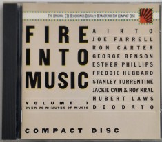 Various &lrm;&ndash; Fire Into Music Volume 3 _ NM / NM cd muzica jazz contemporan _ Epic, UK, 1988