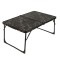 Masa pliabila camping, 64 x 42 x 30 cm, corp aluminiu, model Army Negru