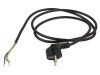 Cablu 3x1mm2 CEE 7/7 cu ştecăr &icirc;n unghi, cablu PVC 1,5m