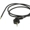 Cablu 3x1mm2 CEE 7/7 cu ştecăr &icirc;n unghi, cablu PVC 1,5m