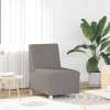 Canapea fotoliu modular gri taupe vidaXL, 55x74x82cm, textil, living,relaxare,design modern